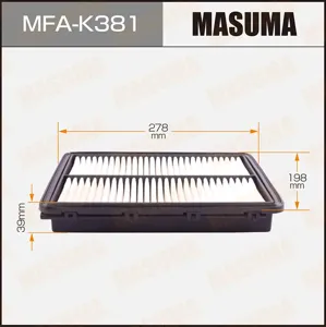 MASUMA MFAK381 Воздушный фильтр