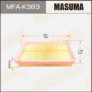 MASUMA MFAK383 Фильтры воздушные