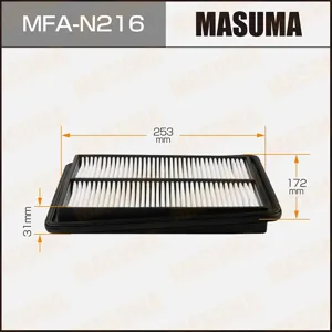 MASUMA MFAN216 Воздушный фильтр Nissan Qashqai X-Trail 1.6DCI 13>