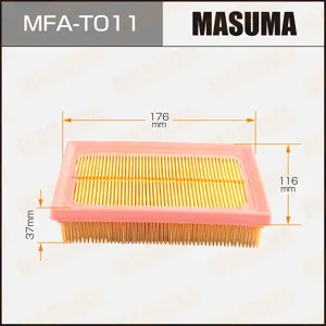 MASUMA MFAT011 Воздушный фильтр Toyota YARISPRIUS Citroen C1 Peugeot 108 12-