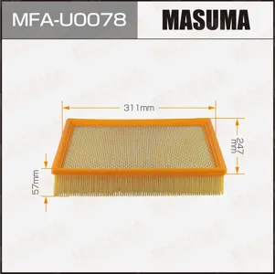 MASUMA MFAU0078 Воздушный фильтр