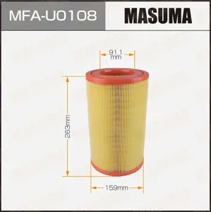 MASUMA MFAU0108 Воздушный фильтр