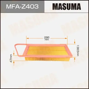 MASUMA MFAZ403 Воздушный фильтр Citroen C2C3 1.4HDi 02>, Ford Fiesta Fusion 1.4TDCi 01>