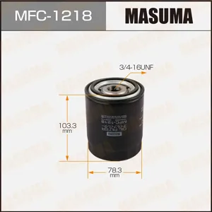 MASUMA MFC1218 Фильтр масляный D83.580 d55 H106.5 Nissan Sunny Primera 1.4-1.6 86> Almera 1.4-1.6 95>