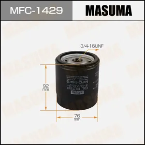 MASUMA MFC1429 Фильтр масляный C-418