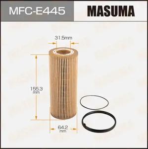 MASUMA MFCE445 Фильтр масляный Audi A4 (B6,B78E,8H), A4 (B8,8K), A5 (8T), A6 (4F6C), A6 (4G2,4G5), ,A6 Allroad, A7 (4GA), A8 II (4E), A8 III (4H), Q5 (8R), Q7 (4L)