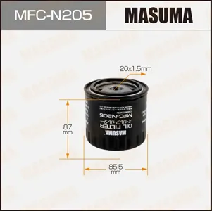 MASUMA MFCN205 Фильтр масляный