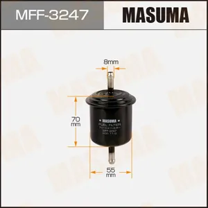 MASUMA MFF3247 Фильтр топливный Ford Maverick 2.4 96-98, Nissan Almera 1.4-2.0 95>