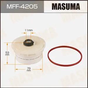 MASUMA MFF4205 Фильтр топливный Toyota Land Cruiser 4.5D 07>