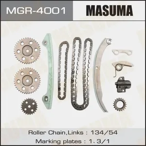 MASUMA MGR4001 Комплект цепи ГРМ (Цепь-2,Нат-1,Усп-4,Шест-4): Mazda  356 02- Ford Mondeo IIIIV 07- C-Max 06- LF