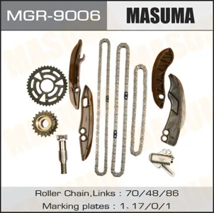 MASUMA MGR9006 Комплект цепи ГРМ (Цепь-3,Нат-2,Усп-4,Шест-2): 2,0d3,0d N47N57  BMW  3-Series 05-5-Series 07-X3X