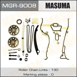 MASUMA MGR9008 Комплект цепи ГРМ (Цепь-1,Нат-1,Усп-3,Шест-2,Прокл-1): Opel Astra 1.0i-1.4i Z10XEX12XEZ14XE 96>