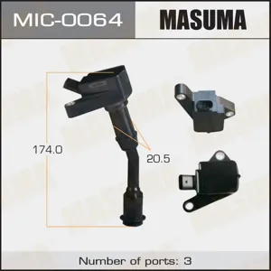 MASUMA MIC0064 Катушка зажигания Ford C-Max II (BH) Focus III Grand C-Max (BH)Kuga II Mondeo V (CD)