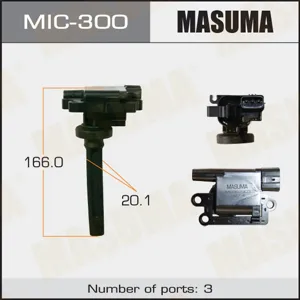 MASUMA MIC300 Катушка зажигания Mitsubishi Carisma ColtGalant 1.3-2.4i 82>