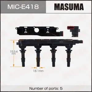 MASUMA MICE418 Катушка зажигания Opel Astra -H Corsa -C, Z18XE