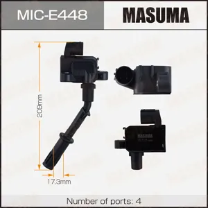 MASUMA MICE448 Катушка зажигания Mercedes W204212221x166