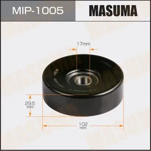 MASUMA MIP1005 Ролик отдельно натяжителя ремня