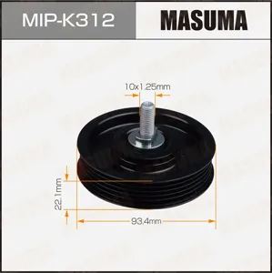 MASUMA MIPK312 Ролик натяжителя ремня привода навесного оборудования
