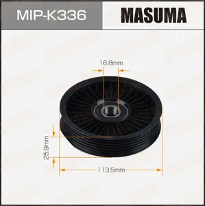 MASUMA MIPK336 Ролик обводной поликлин.ремня