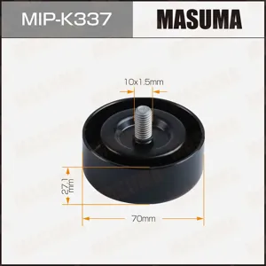 MASUMA MIPK337 Ролик обводной ремня привода навесного оборудования
