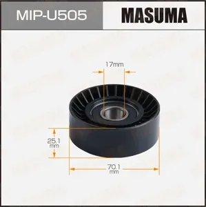 MASUMA MIPU505 Ролик обводной ремня привода навесного оборудования