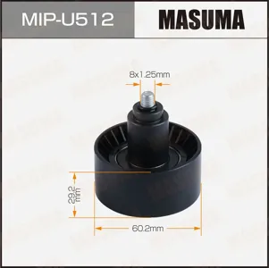 MASUMA MIPU512 Ролик обводной ремня ГРМ
