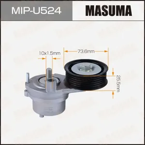 MASUMA MIPU524 Натяжитель ремня Chevrolet Captiva (C100 C140) 11- Cruze (J30) 10-