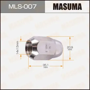 MASUMA MLS007 Гайка колесная