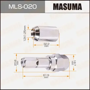 MASUMA MLS020 Гайка колесная 12х1.25