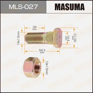 MASUMA MLS027 Шпилька колесная MMC (TRUCK) прав.