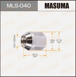 MASUMA MLS040 Гайка колесная М12х1.25 Suzuki