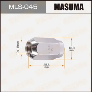 MASUMA MLS045 Гайка колесная 12x1.5 (мин. 20 шт.)