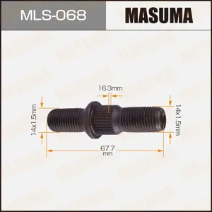 MASUMA MLS068 Шпилька колесная