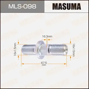 MASUMA MLS098 Шпилька колесная