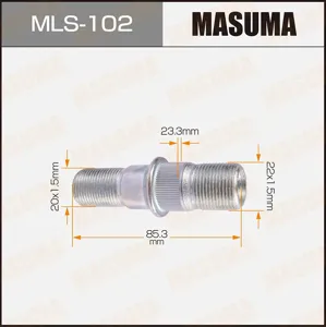 MASUMA MLS102 Шпилька колесная
