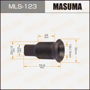 MASUMA MLS123 Футорка колесная