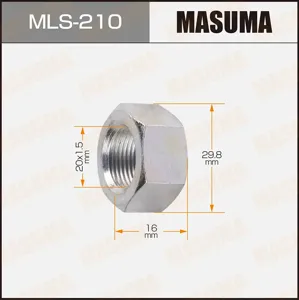 MASUMA MLS210 Гайка
