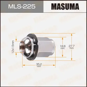MASUMA MLS225 Гайка колесная