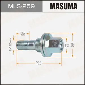 MASUMA MLS259 Болт колесный