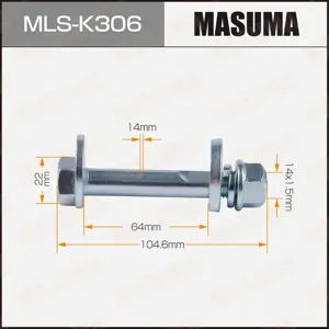 MASUMA MLSK306 Болт эксцентрик комплект. Hyundai