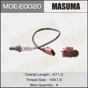 MASUMA MOEE0020 Лямбда-зонд , VW Golf , Jetta , Audi S6 CBUA, CCCA, BSM