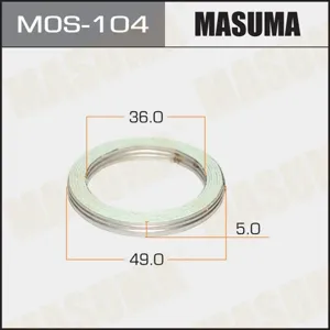 MASUMA MOS104 Кольцо уплотнительное глушителя
