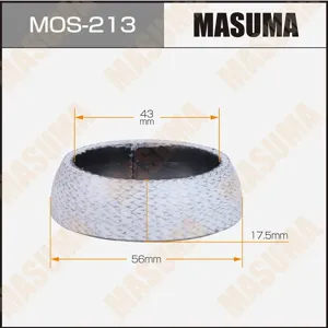MASUMA MOS213 Кольцо уплотнительное глушителя