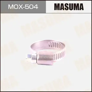 MASUMA MOX504 Хомут червячный MASUMA, 16-27mm / H-9mm (нержавеющая сталь) (уп10)