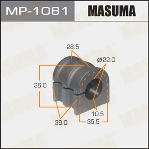 MASUMA MP1081 Втулка стабилизатора переднего Nissan Note 06>