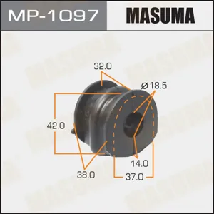 MASUMA MP1097 Втулка зад.стабил. Nissan Qashqai J10, JJ10 1,6 07=> D 18,5 мм