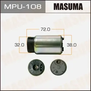 MASUMA MPU108 Насос топливный Toyota Yaris 1.01.33VVT-i 06>