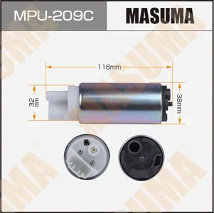 MASUMA MPU209C Насос топливный