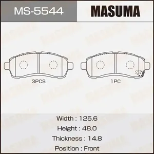 MASUMA MS5544 Колодки торм.передние