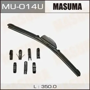 MASUMA MU014U Щетка стеклоочистителя  бескаркасный, универсальный (350мм)14 8 видов креплений